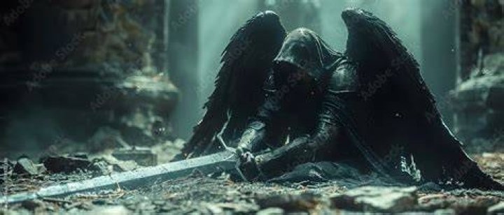 Fallen Angel with a Sword and Shield was found by Miners in Siberia